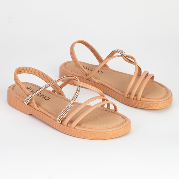 Sandália Feminina Flatform com Tiras - Via Uno