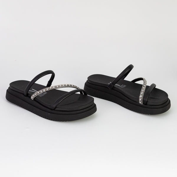 Sandália Feminina Plataforma com Strass - Vizzano