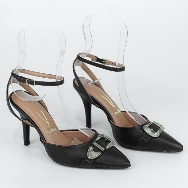 Scarpin Feminino Slingback Salto Alto - Vizzano