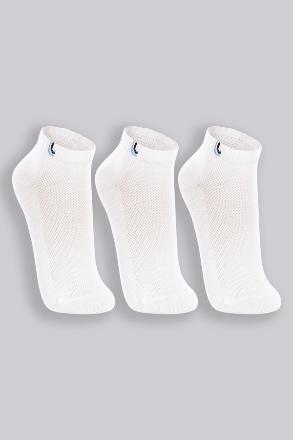 Kit Com 3 Pares Meia Curta Adulto Walk - Lupo