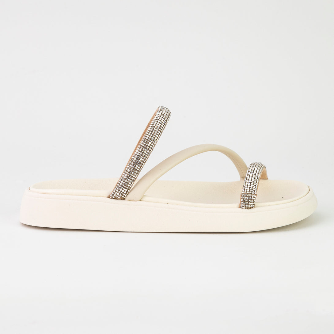 Sandalia Feminina FlatForm, Sandalia feminina papepe moleca, papete feminino moleca, rasteirinha moleca papete, sandalia moleca strass