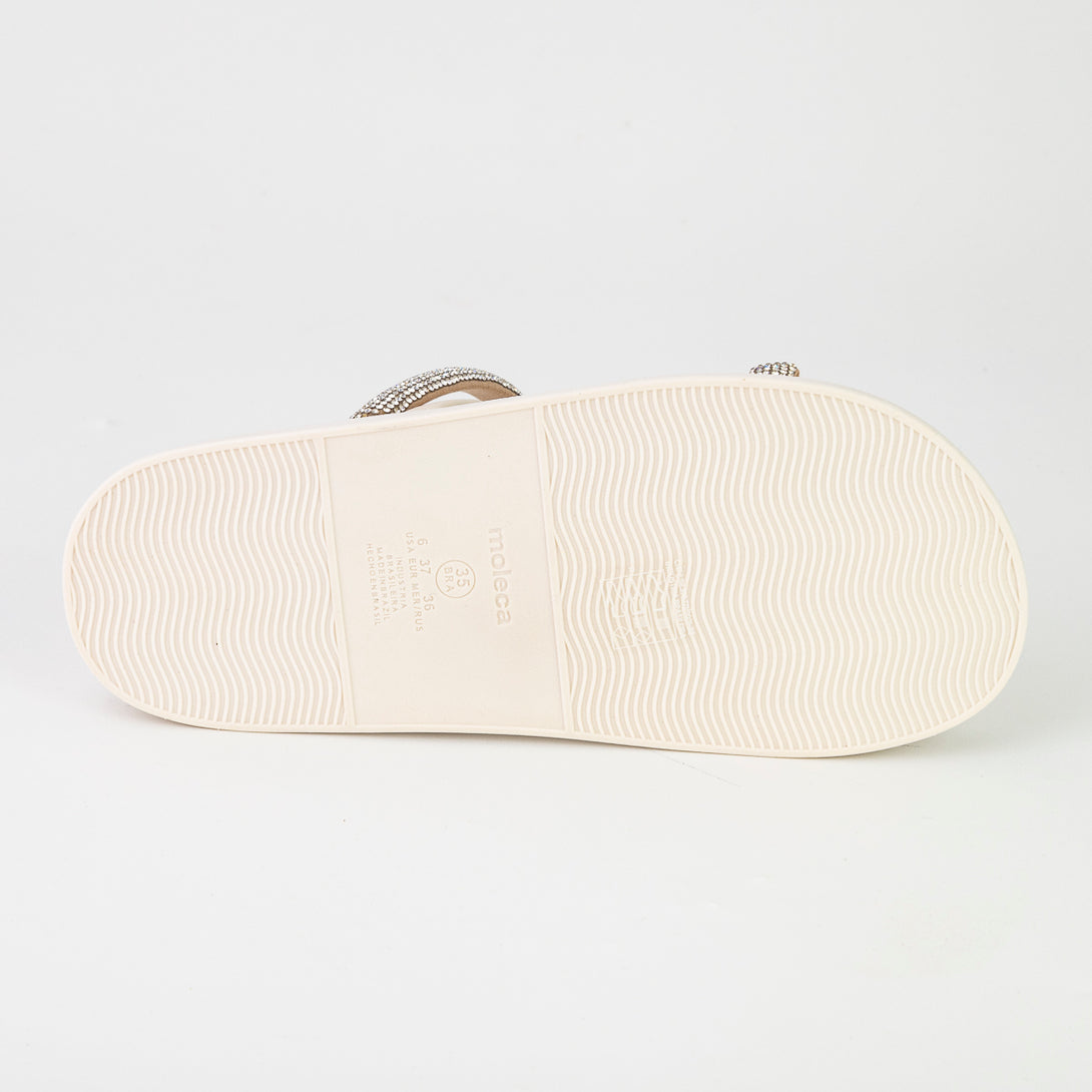 Sandalia Feminina FlatForm, Sandalia feminina papepe moleca, papete feminino moleca, rasteirinha moleca papete, sandalia moleca strass