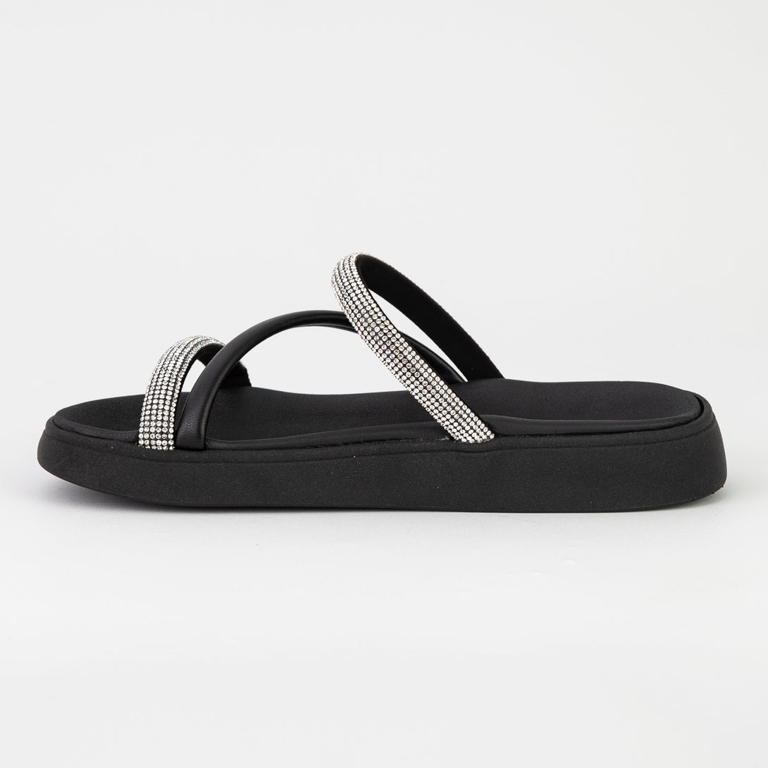 Sandalia Feminina FlatForm, Sandalia feminina papepe moleca, papete feminino moleca, rasteirinha moleca papete, sandalia moleca strass